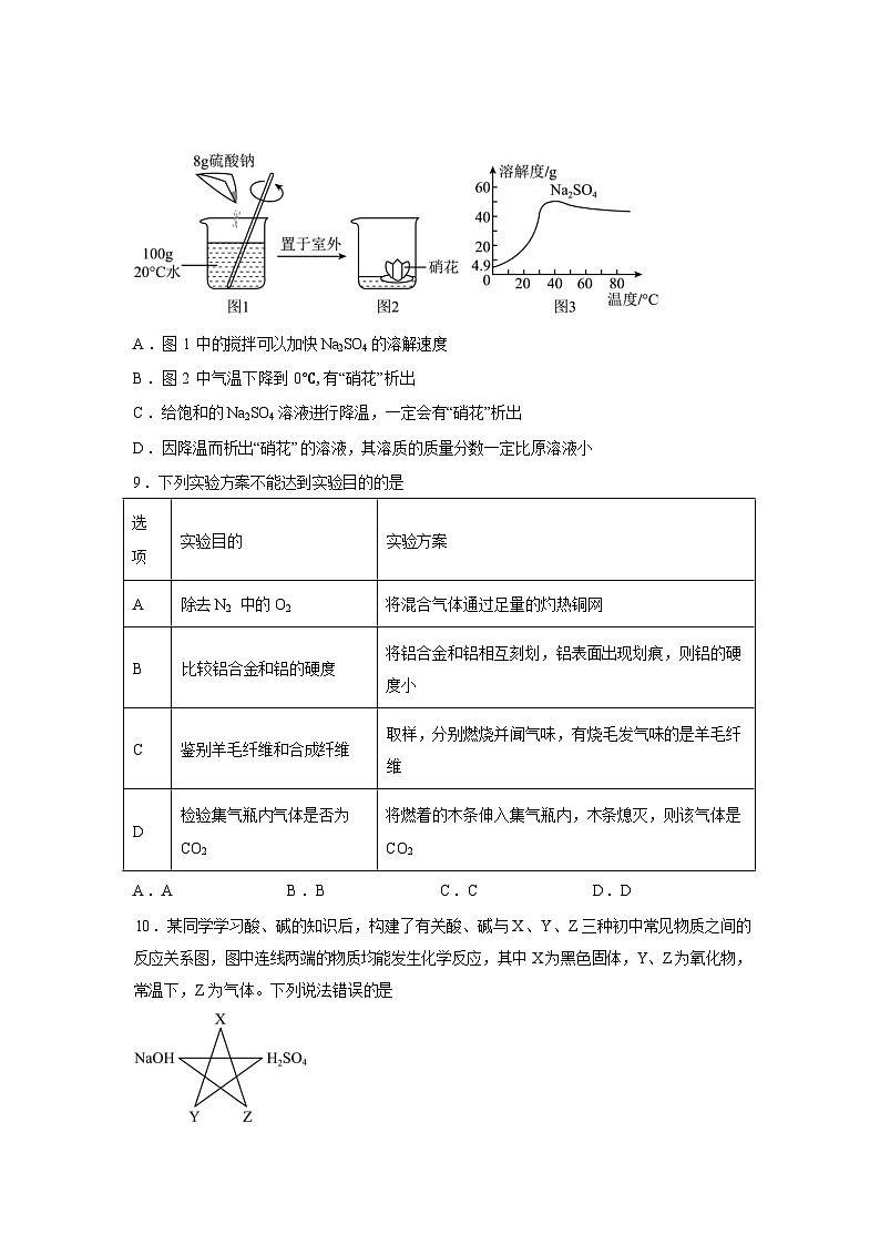 2026年甘肃省兰州市中考一模化学试卷含答案第3页