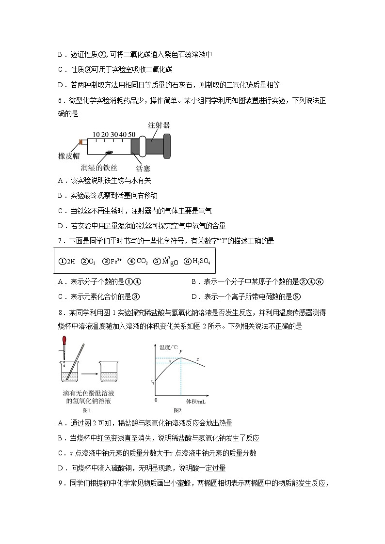 2026年陕西省宝鸡市高新区初中学业水平考试化学名师仿真冲刺卷（一）含答案第2页