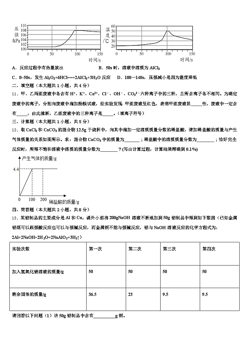 2025-2026学年辽宁省丹东市中考化学全真模拟试卷（含答案解析）第3页