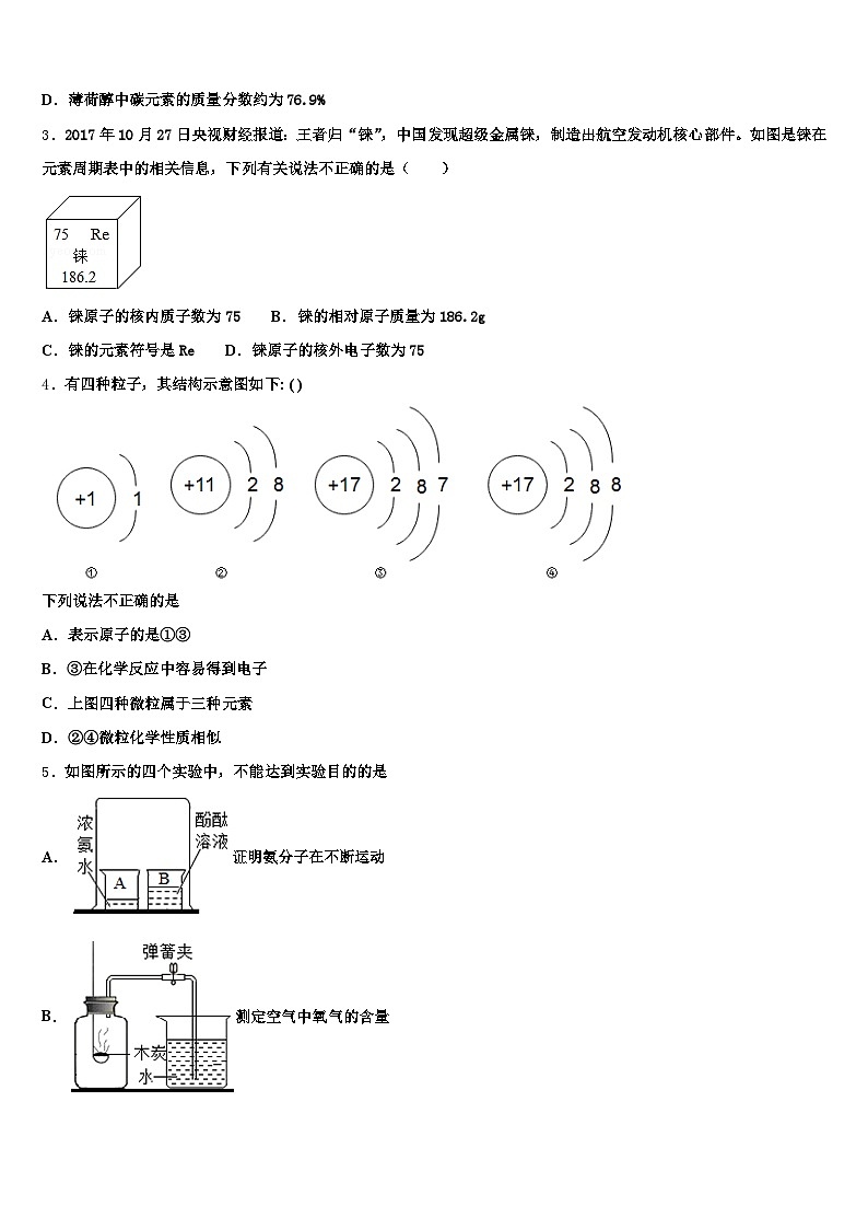 2025-2026学年辽宁省锦州市中考冲刺卷化学试题（含答案解析）第2页