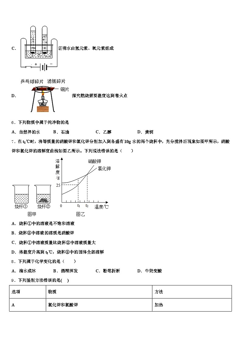 2025-2026学年辽宁省锦州市中考冲刺卷化学试题（含答案解析）第3页