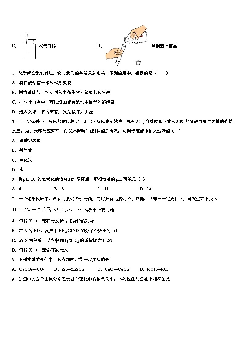 2025-2026学年四川省遂宁市中考化学模试卷（含答案解析）第2页