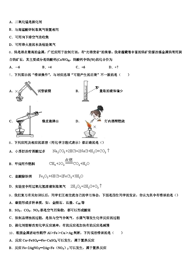 2026届广东省深圳市中考五模化学试题（含答案解析）第2页