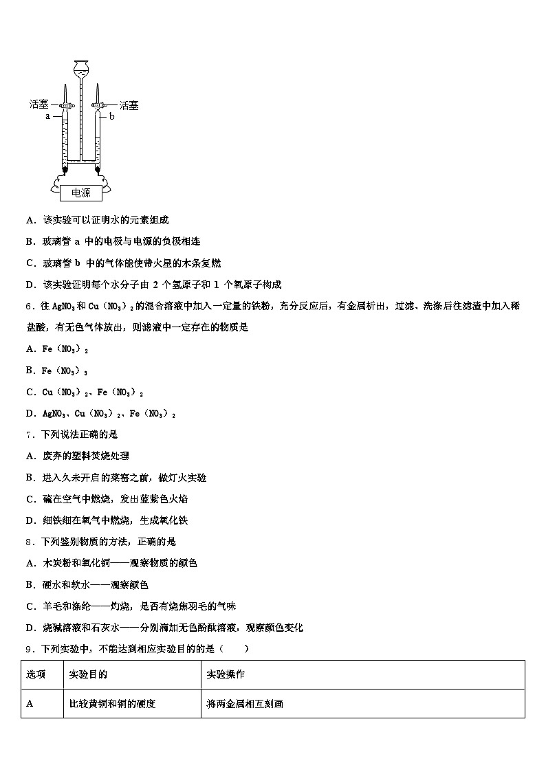 2026届海南省中考化学仿真试卷（含答案解析）第2页