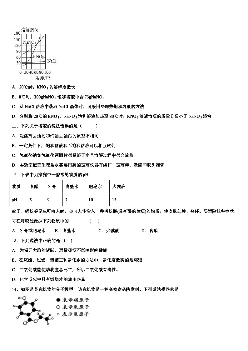 2026年肇庆市中考化学猜题卷（含答案解析）第3页