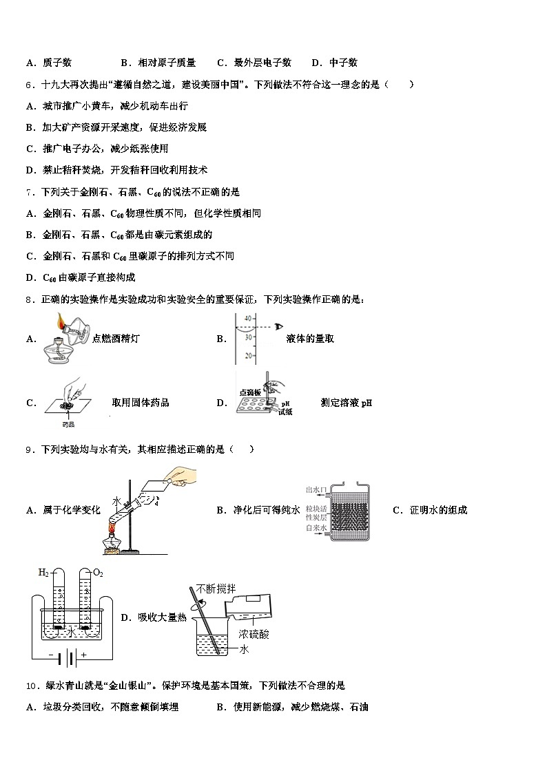 2025-2026学年云浮市初中化学毕业考试模拟冲刺卷（含答案解析）第2页