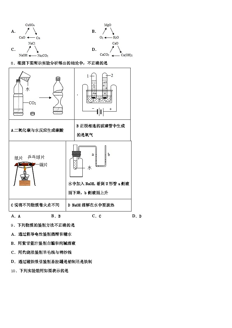 2026年淮南市中考化学最后冲刺浓缩精华卷（含答案解析）第2页