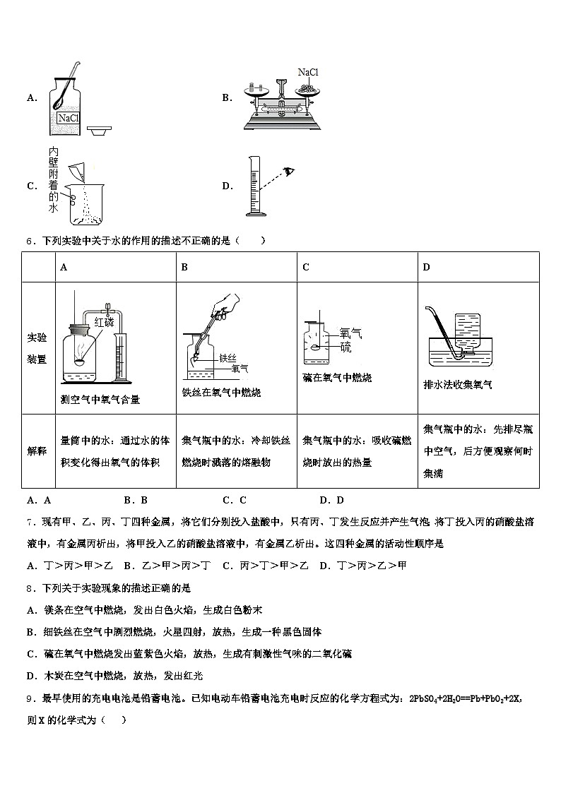 2026年惠州市中考试题猜想化学试卷（含答案解析）第2页