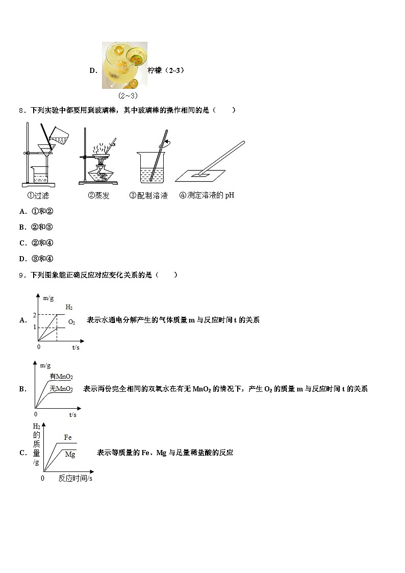 2026年焦作市中考化学押题卷（含答案解析）第3页