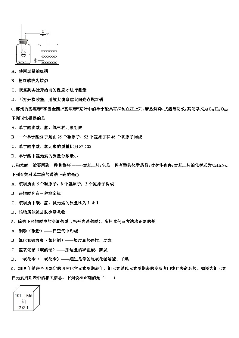 2026年商丘市中考化学模试卷（含答案解析）第2页
