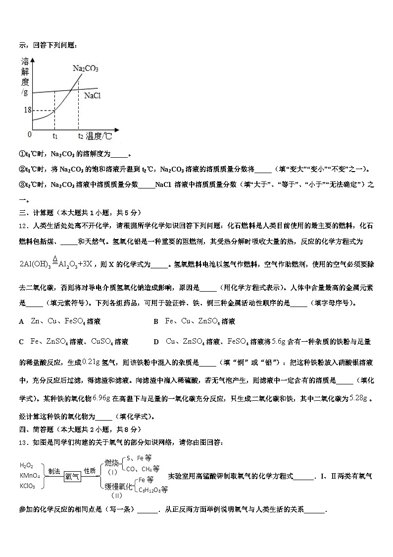 广西壮族自治区河池市2025-2026学年中考化学猜题卷（含答案解析）第3页