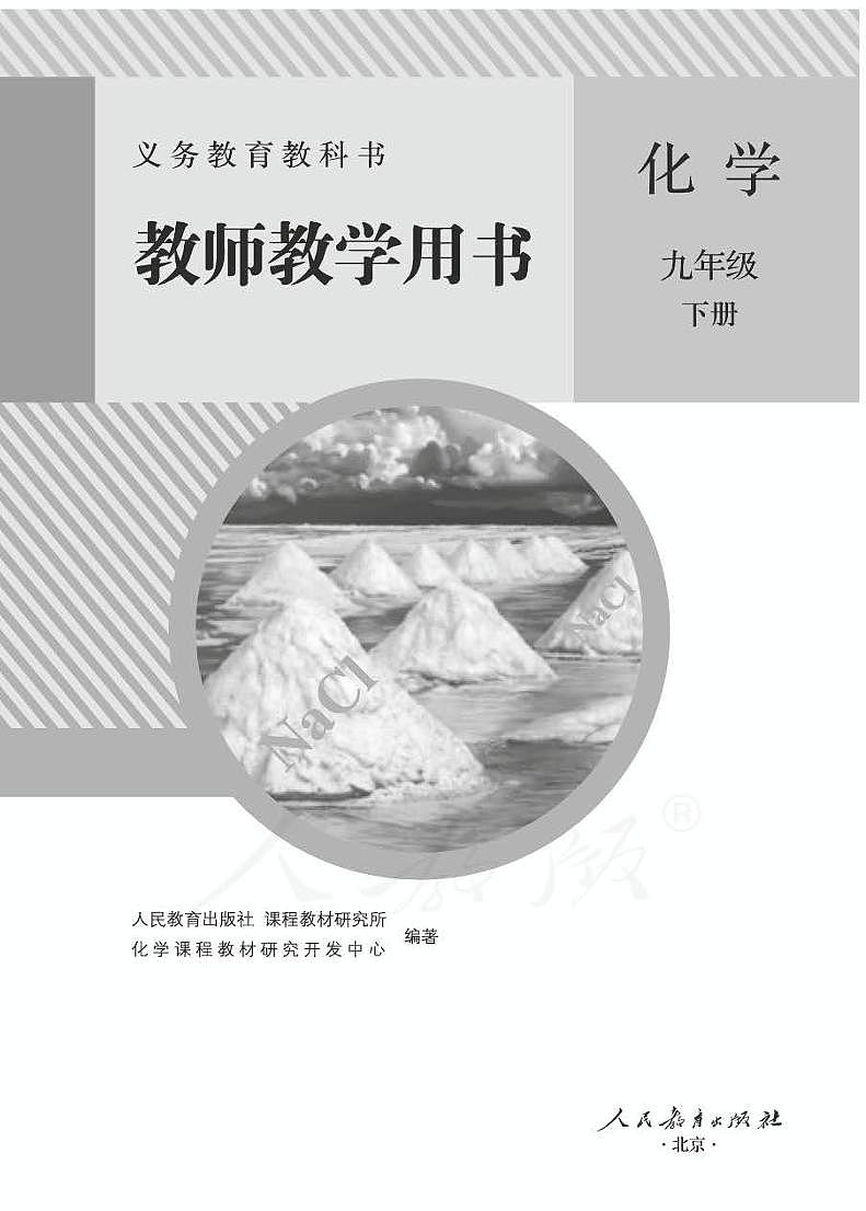 人教版初中化学九年级下册教师教学用书（电子教参）第1页