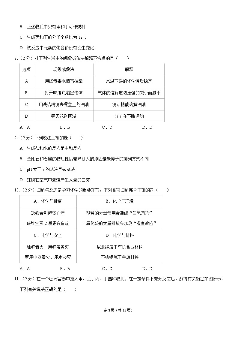 2018年甘肃省天水市中考化学试卷03