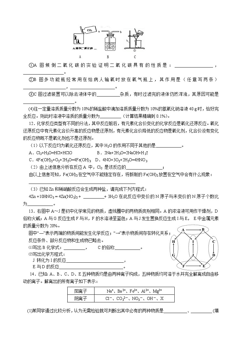 2020年大庆市初中升学考试模拟训练103