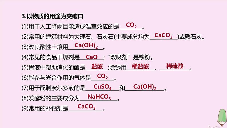 徐州专版2020中考化学复习方案题型突破05物质的转化与推断课件20200522117606