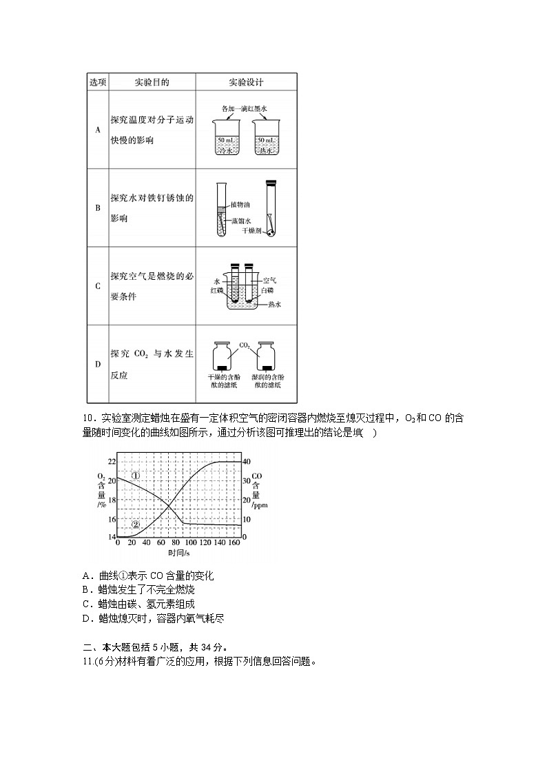 2018年安徽省中考化学试卷03