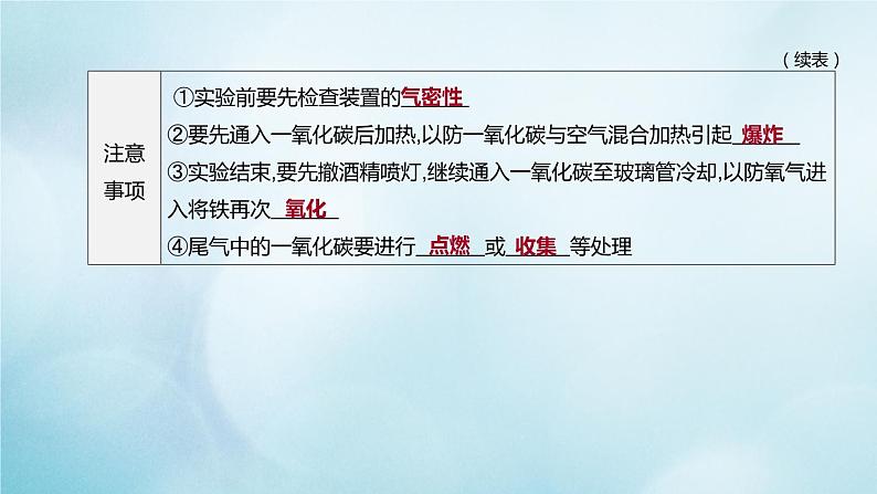 江苏专版2020中考化学复习方案第一篇基础过关第14课时金属的利用和保护课件05