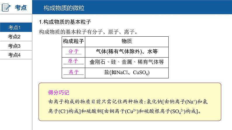 河南中考化学复习课件3：第三单元 物质构成的奥秘03