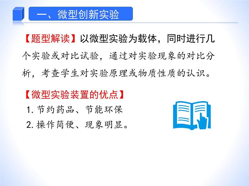 人教版赢定中考化学专题复习课件：专题03 微型创新实验与数字化实验02