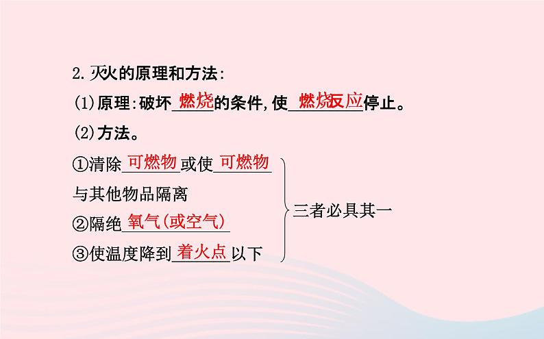 中考化学全程复习第七单元燃料及其利用课件新人教版03