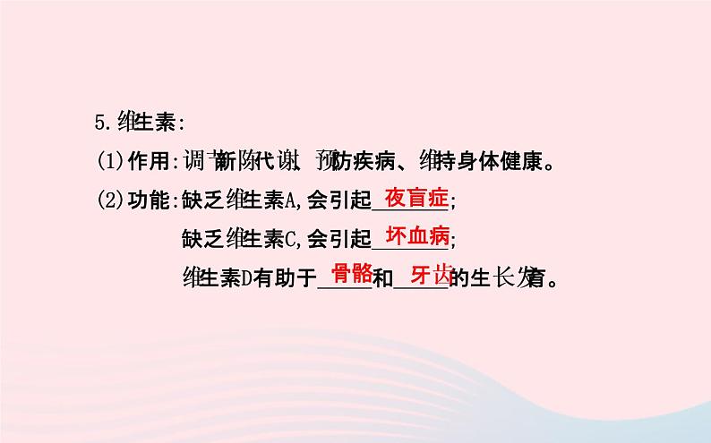 中考化学全程复习第十二单元化学与生活课件新人教版05