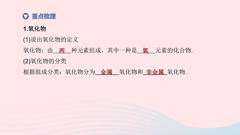 （杭州专版）2020中考化学复习方案第10课时氧化物和常见的有机物课件第3页