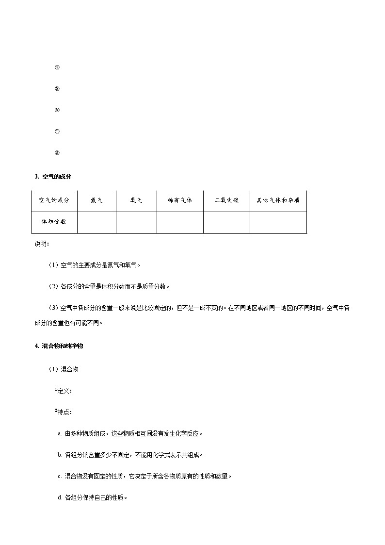 2 我们周围的空气学生版学案第3页