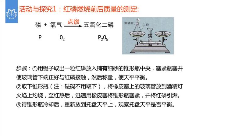 课件5.1.1 质量守恒定律--质量守恒定律的验证-2020初中完全同步系列人教版化学九年级上册05