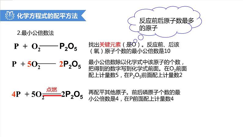 课件5.2.3 如何正确书写化学方程式--化学方程式的配平-2020初中完全同步系列人教版化学九年级上册05