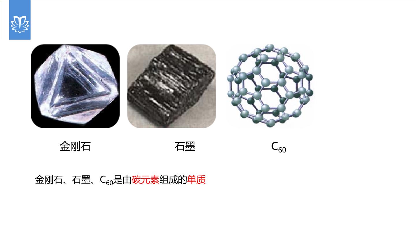 初中化学人教版九年级上册第六单元 碳和碳的氧化物课题1 金刚石,石墨