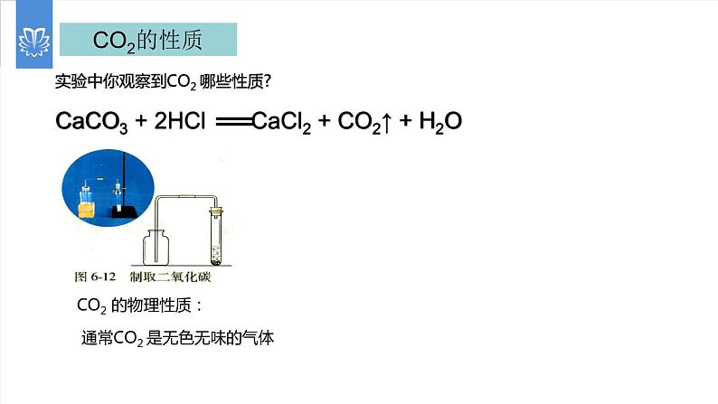 课件6.3.1 二氧化碳和一氧化碳--二氧化碳的性质-2020初中完全同步系列人教版化学九年级上册04