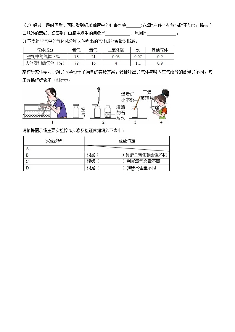 人教版上册第一单元（含答案详解） 试卷03