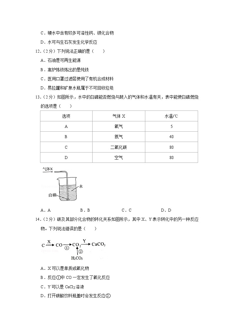 2020年重庆市中考化学试卷（B卷）02