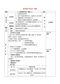 化学九年级上册第1节 常见的化学反应——燃烧教案设计