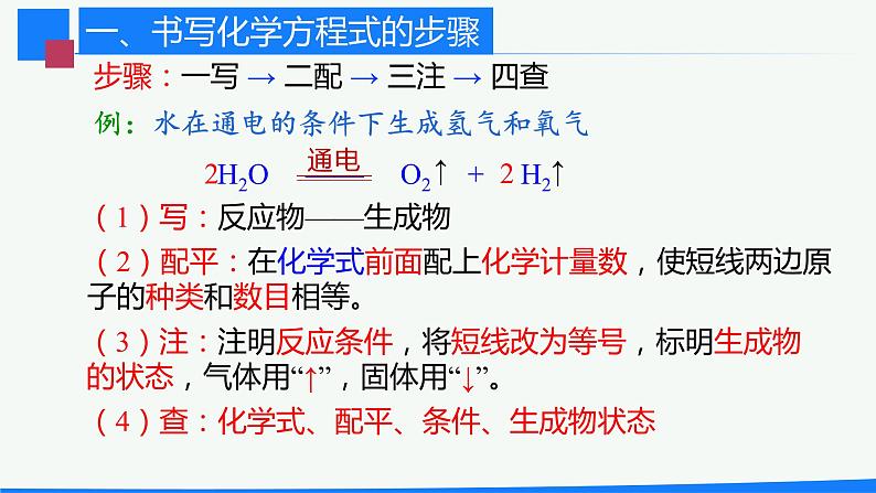 九年级化学上册 课件 5.2如何正确书写化学方程式04