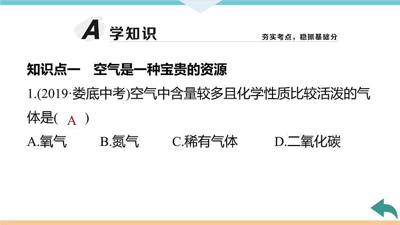 2.2.课题1  第2课时 空气是一种宝贵的资源 保护空气+作业课件07