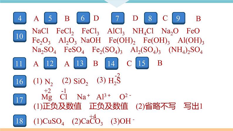 4.6.课题4  第2课时 化合价+作业课件03