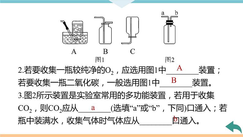 6.4.微专题7　常见气体的实验室制取+作业课件08