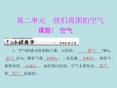 第二单元 课题1 空气 同步练习课件（含答案）