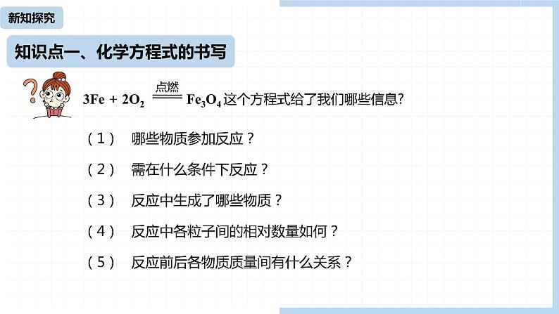 人教九（上）第5单元 课题2 如何正确书写化学方程式第5页