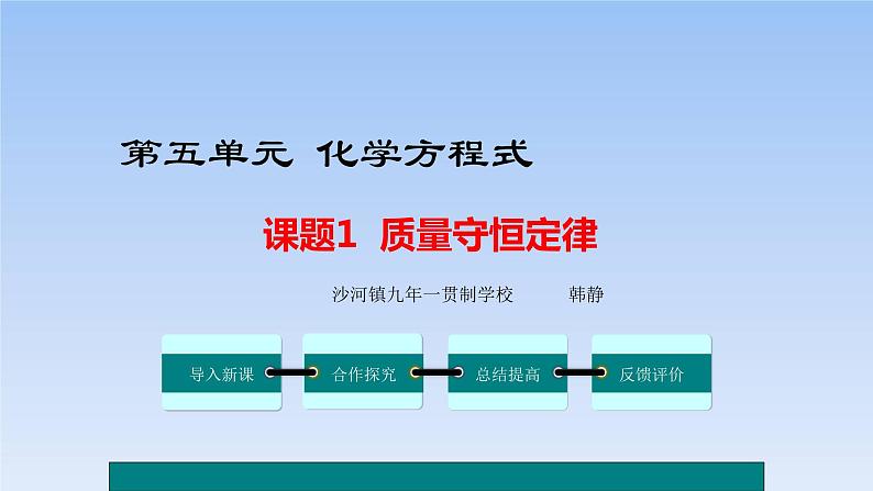 5.1质量守恒定律(共23张PPT)01