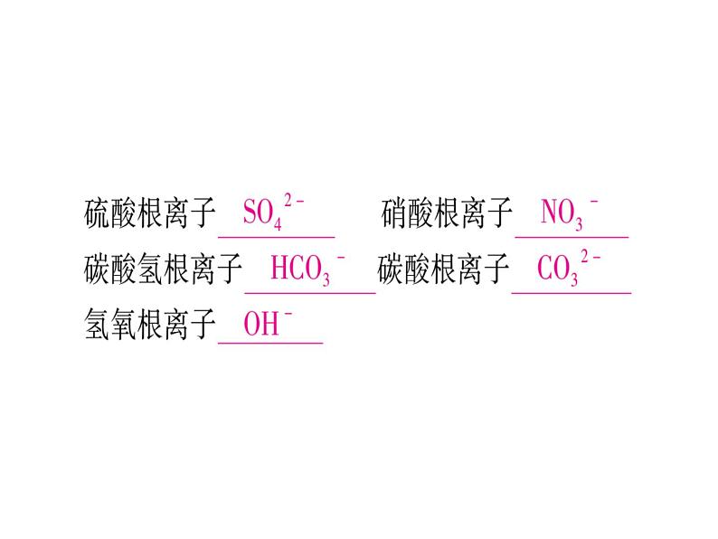 第5单元小专题1  化学用语(共28张PPT)08