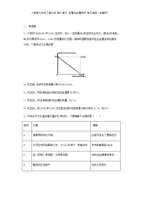 人教版九年级下册课题 1 金属材料单元测试课堂检测