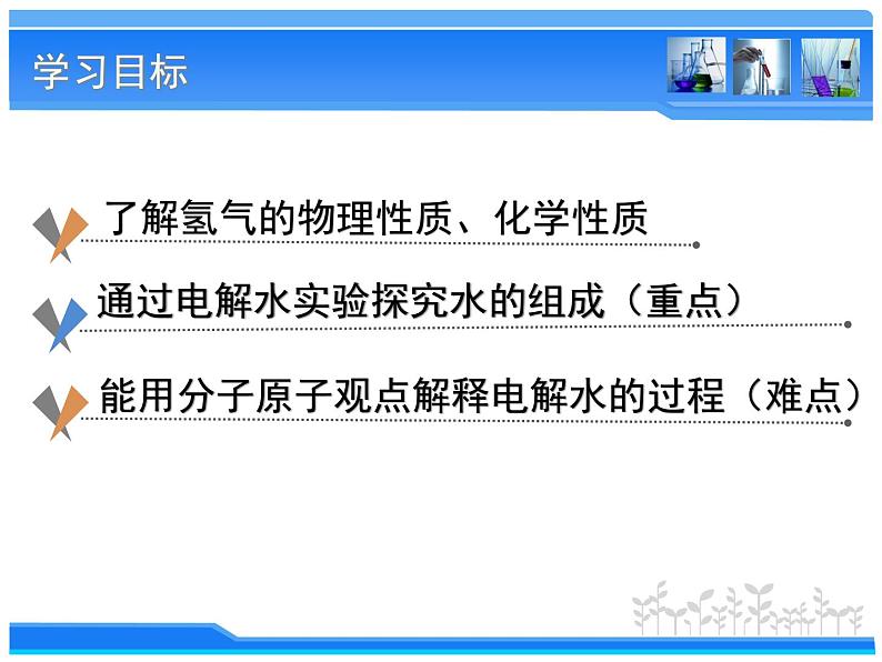 九年级化学上册教学-4.3水的组成-人教版课件第2页