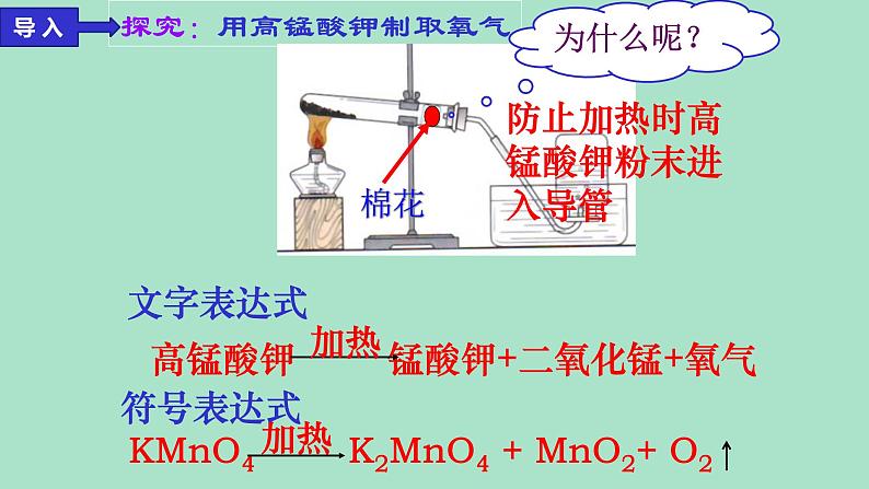 九年级化学上册教学-2.3制取氧气-人教版课件第2页