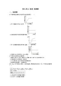 初中化学人教版九年级下册第九单元  溶液综合与测试课后练习题