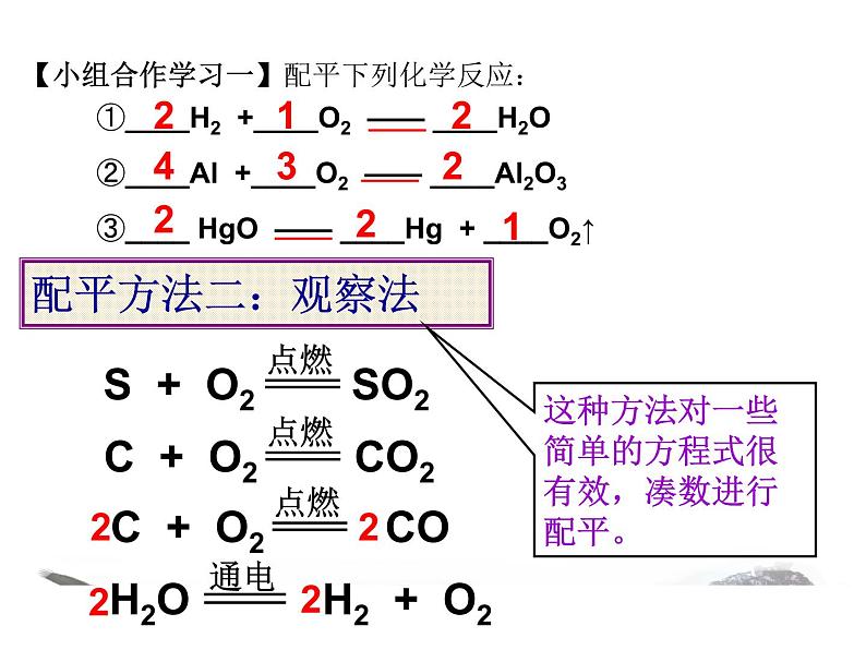 人教版化学九年级上册第五单元 课题2 如何正确书写化学方程式 课件(共12张PPT)04