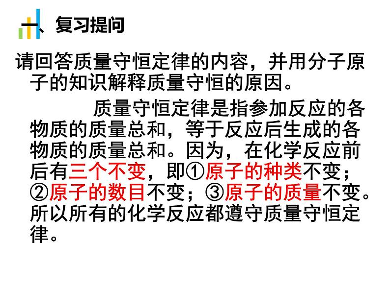 九年级化学上册 第五单元课题1 质量守恒定律（第二课时）课件 新人教版第3页