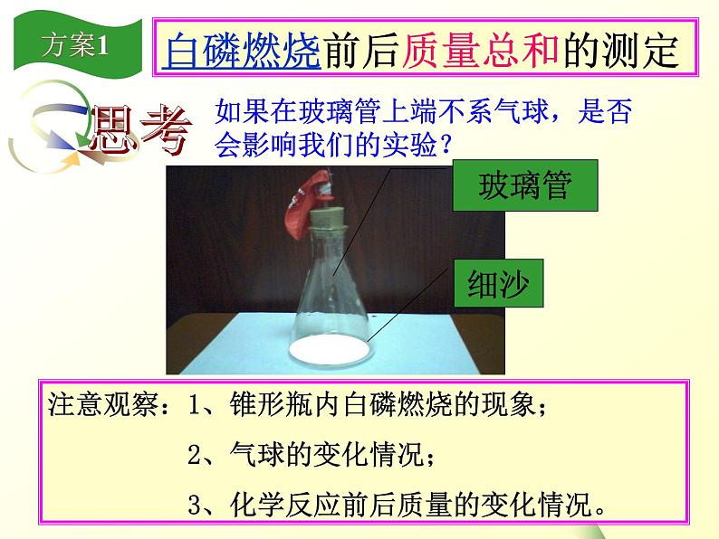 人教版化学九年级上册5.1质量守恒定律课件(共37张PPT)07