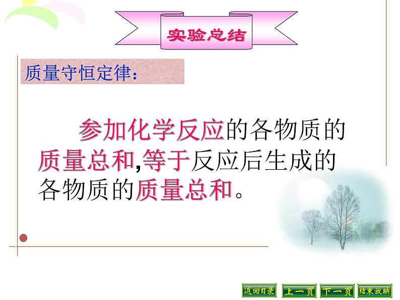 人教版九年级化学上册课件：5.1质量守恒定律 (共26张PPT)07